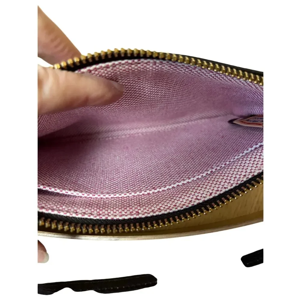 Dooney & Bourke | Pebble Grain Slim Wristlet in Black Leather